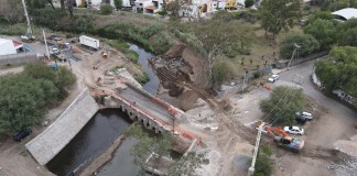 Construcción de puente San Isidro lleva 23% de avance