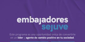 Invitan a jóvenes a sumarse a Embajadores SEJUVE