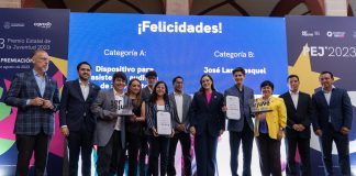 Entregan Premio Estatal de la Juventud 2023