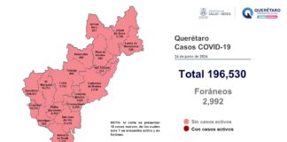 Querétaro con registro de un paciente con sintomatología leve de COVID-19
