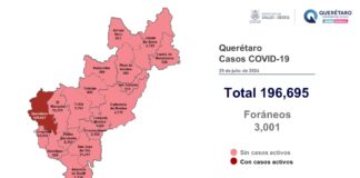 Querétaro con registro de cinco pacientes con sintomatología leve de COVID-19
