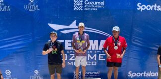 Nadador queretano gana competencia en aguas abiertas