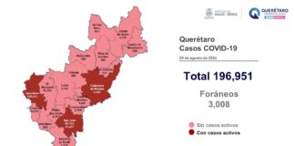Querétaro con registro de 22 pacientes con sintomatología leve de COVID-19