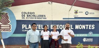 Estudiantes de COBAQ ganan Concurso Estatal de Aparatos y Experimentos de Física