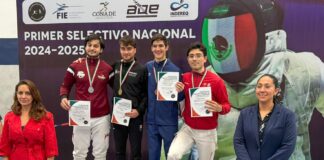 Queretanos son campeones del Primer Selectivo Nacional de Esgrima