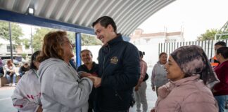 Rodrigo Monsalvo entrega obras por más de 47 millones de pesos.