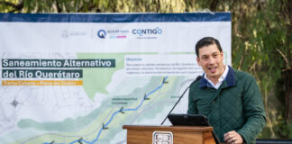 Rodrigo Monsalvo invertirá 170 millones de pesos en planta tratadora para el saneamiento del Río Querétaro.