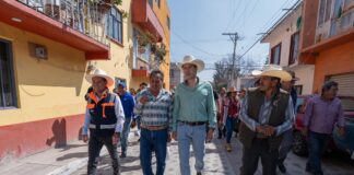 Rodrigo Monsalvo cumple con entrega de obras en El Colorado