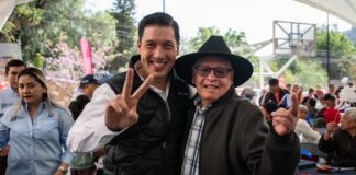 Rodrigo Monsalvo reitera el apoyo a los adultos mayores con convivio por el Día del Amor y la Amistad