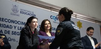 Policía Cibernética municipal recibe reconocimiento de la Secretaría de Educación.