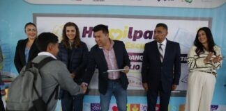 Gestiona Jairo Morales apoyo a educación media superior en Huimilpan