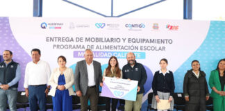 Entrega SEDIF equipamiento para aulas cocina escolares en seis municipios