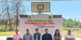 La Secretaría de Salud Certifica a la Telesecundaria de Landa de Matamoros como Escuela Promotora de la Salud