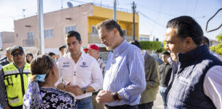 Lleva Mauricio Kuri obras para mejorar la movilidad en Lomas de Casa Blanca