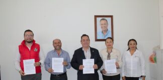 Suscribe la Secretaría de Salud y Arroyo Seco convenios en materia de salubridad local e ingeniería sanitaria