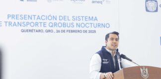 Ponen en marcha autoridades estatales y municipales Sistema de Transporte Qrobus Nocturno
