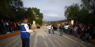 Entrega Jairo Morales obra de rehabilitación en la cabecera municipal