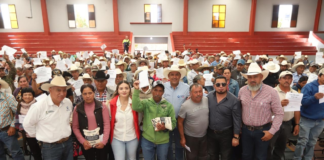 La Secretaría de Desarrollo Agropecuario entrega complementos por sequía en Arroyo Seco y Landa de Matamoros