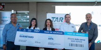 El Aeropuerto Internacional de Querétaro presenta nuevas rutas con Transportes Aéreos Regionales