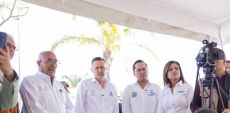 Entregan Mauricio Kuri y Chepe Guerrero obra en el fraccionamiento Puerta Real