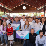 Refuerza Gobernador con equipamiento aulas cocina en Pinal de Amoles