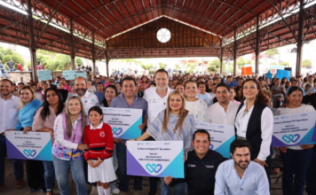 Refuerza Gobernador con equipamiento aulas cocina en Pinal de Amoles