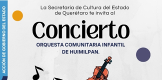 Ofrecen concierto orquestas infantiles en Humilpan