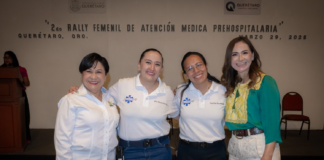 Se realiza en Querétaro Rally Femenil de Atención Médica Prehospitalaria