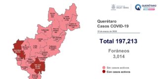El estado de Querétaro con registro de tres pacientes leves de COVID-19