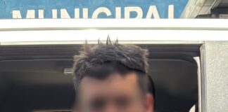 Detenido sujeto por posesión de arma de fuego sin licencia de portación