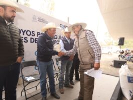 La Secretaría de Desarrollo Agropecuario entrega maíz para consumo humano en Colón