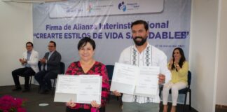 La Secretaría de Salud Firma Alianza Intersectorial Crearte Estilos de Vida Saludables