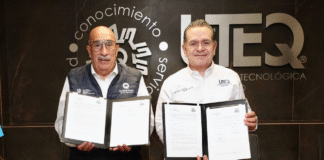 La Secretaría de Desarrollo Urbano y Obras Públicas y la Universidad Tecnológica de Querétaro firman convenio para fortalecer infraestructura universitaria