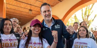 Se une Querétaro a la Clase Nacional Boxeando por la Paz