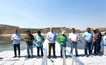 Entrega Marco Del Prete muelle en Tzibanzá