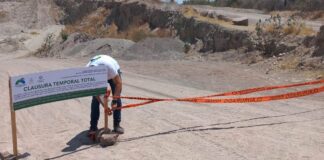 La Procuraduría Estatal de Protección al Medio Ambiente y Desarrollo Urbano clausura banco de materiales