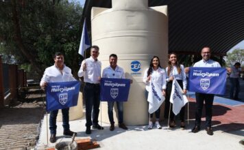 Inicia Jairo Morales obras de cosechas de agua de lluvia en escuelas y comunidades