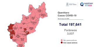Querétaro con registro de cuatro pacientes leves de COVID-19