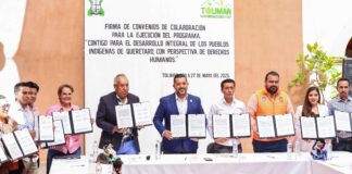 Firman autoridades convenios en beneficio de pueblos originarios