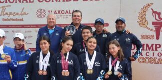 Tenistas posicionan a Querétaro en tercer lugar nacional en la Olimpiada de la Comisión Nacional de Cultura Física y Deporte
