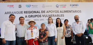 Arranca el Sistema Estatal para el Desarrollo Integral de la Familia con la entrega de apoyos alimentarios en la Sierra Queretana