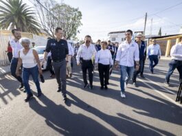 Entrega Mauricio Kuri mejoramiento de calles en Cerrito Colorado