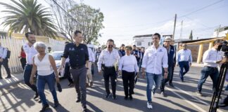 Entrega Mauricio Kuri mejoramiento de calles en Cerrito Colorado