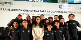 Abanderan a atletas queretanos que asistirán a Olimpiada Nacional 2025