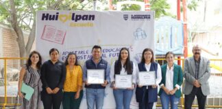 El alcalde Jairo Morales visita el preescolar “Margarita Romero Mavers” en La Noria y entrega barandal de seguridad