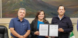 Chepe Guerrero y Silvia Amaya firmanconvenio de colaboración para fomentar la cultura y las artes en Corregidora desde la UAQ