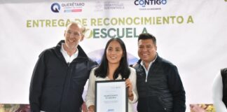 Reconocen a Eco Escuela en Huimilpan