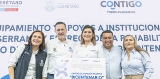 Entrega Gobernador equipamiento y apoyos a 55 instituciones educativas de la Sierra Gorda
