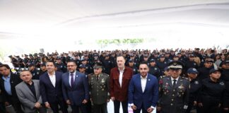 Encabeza Gobernador ceremonia de graduación de la primera generación de Policía Estatal y Policías Municipales 2025