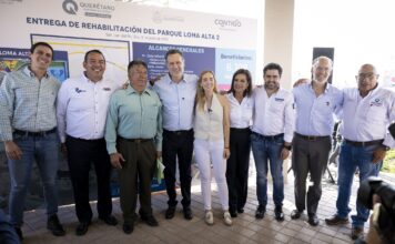 Reciben habitantes de Loma Alta la rehabilitación de espacios públicos